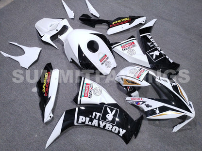 Fairings For Honda CBR1000RR Playboy White Black (2012-2013-2014-2015-2016)