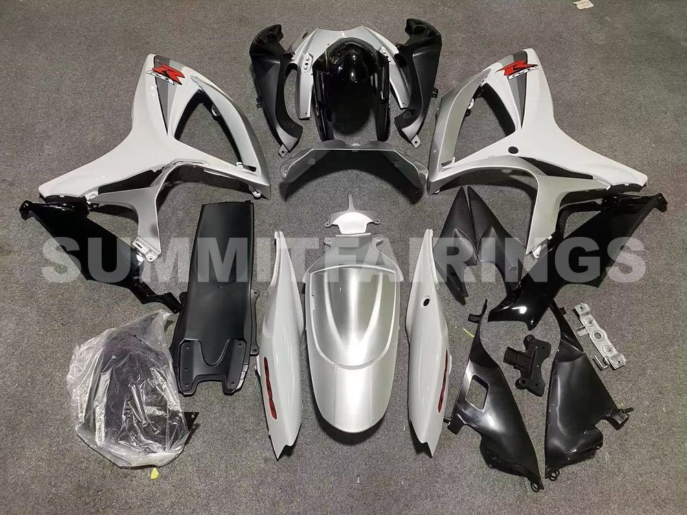 Fairings For Suzuki - GSXR600-750 K6 06-07 White Silver