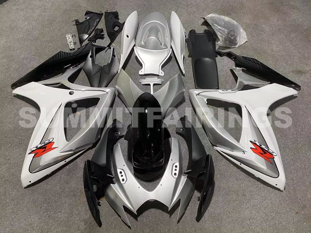 Fairings For Suzuki - GSXR600-750 K6 06-07 White Silver