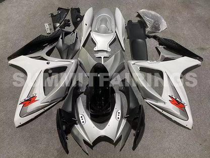 Fairings For Suzuki - GSXR600-750 K6 06-07 White Silver