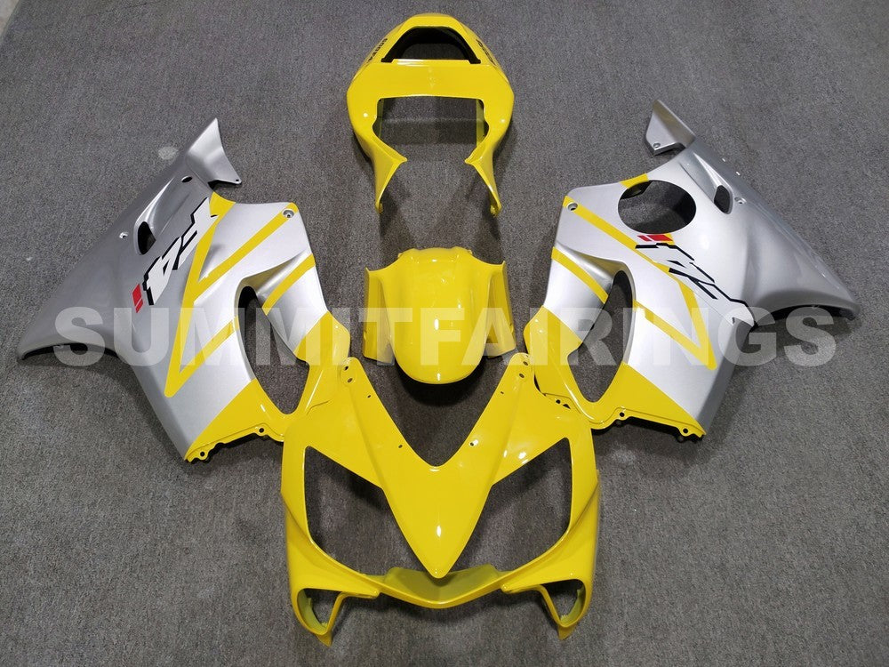 Fairings For Honda - CBR600F4i 04-07 Yellow Silver