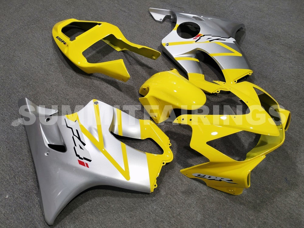 Fairings For Honda - CBR600F4i 04-07 Yellow Silver