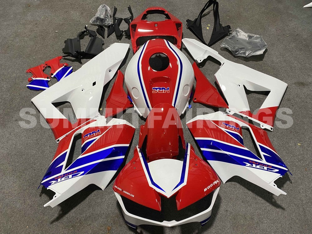 Fairings For Honda CBR 600 RR, 2013-2020 - Red, White & Blue