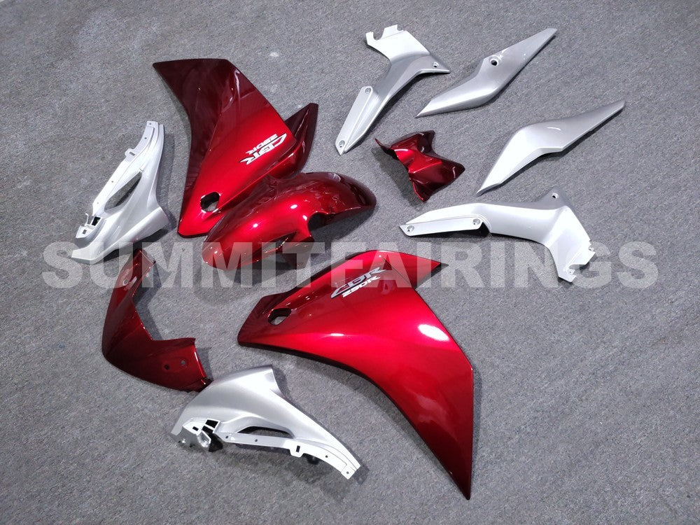 Fairings For Honda CBR250R Red Silver CBR (2011-2013)