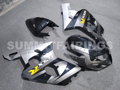 Fairings For Suzuki GSXR 600 750 Black & Silver GSXR (2004-2005)