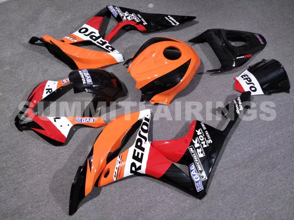 Fairings For Honda CBR 600 RR, 2007-2008 - Orange & Black