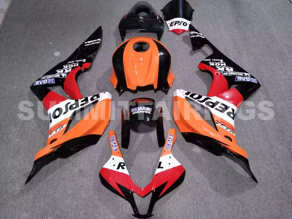 Fairings For Honda CBR 600 RR, 2007-2008 - Orange & Black