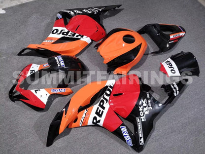 Fairings For Honda CBR 600 RR, 2009-2012 - Red, Orange & Black