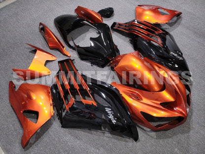 Fairings For Plastics Kawasaki ZX14R Ninja Orange Black (2012-2021)