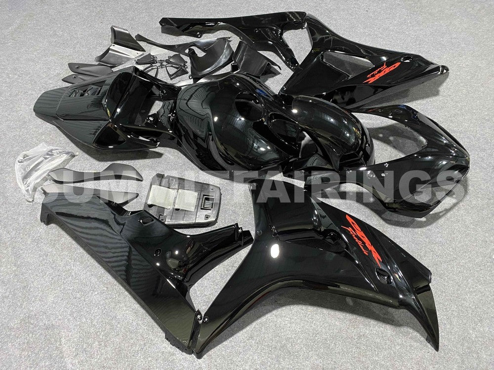 Fairings For Honda - CBR1000RR 06-07 Black & Red Decals