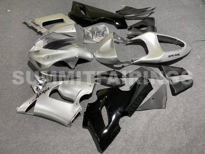 Fairings For Kawasaki ZX6R 636 Grey Black Ninja (2005-2006)