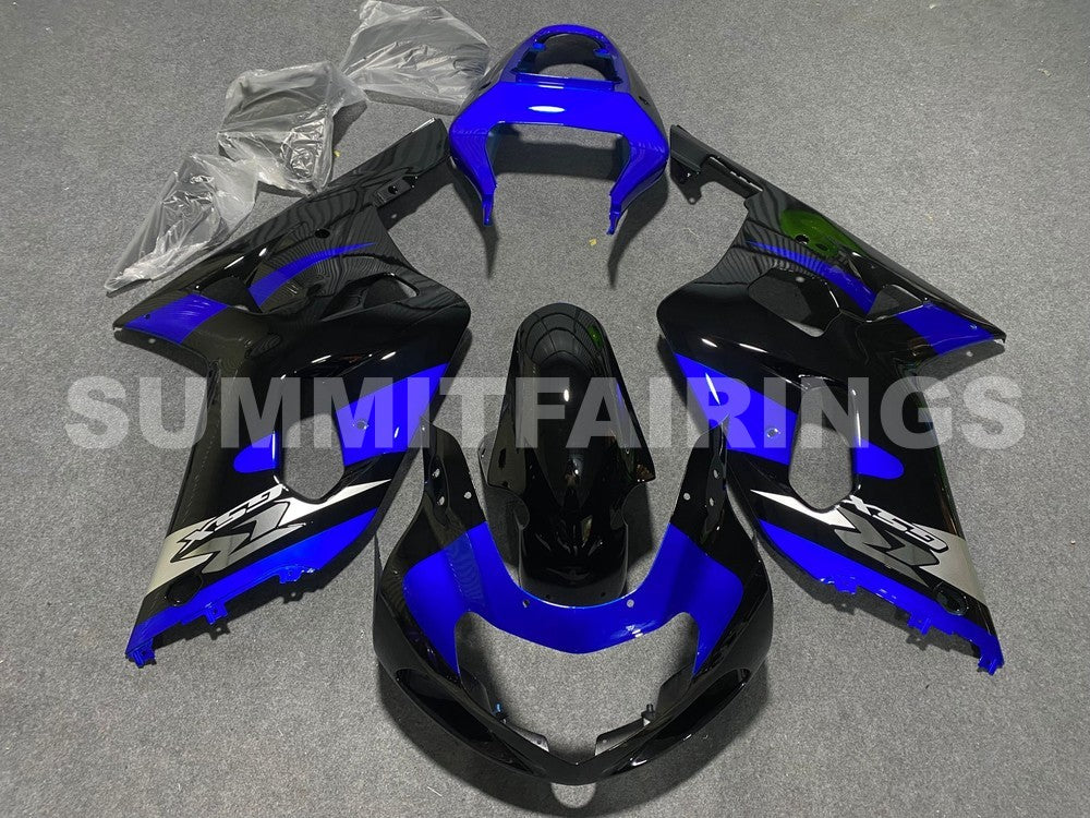 Fairings For Suzuki - GSXR600-750 K1 2001-2003 Blue Black