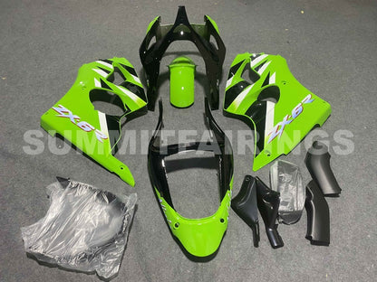 Fairings For Plastics Kawasaki ZX6R 636 Green Blue ZX6R (2000-2002)