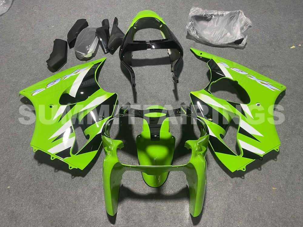 Fairings For Plastics Kawasaki ZX6R 636 Green Blue ZX6R (2000-2002)