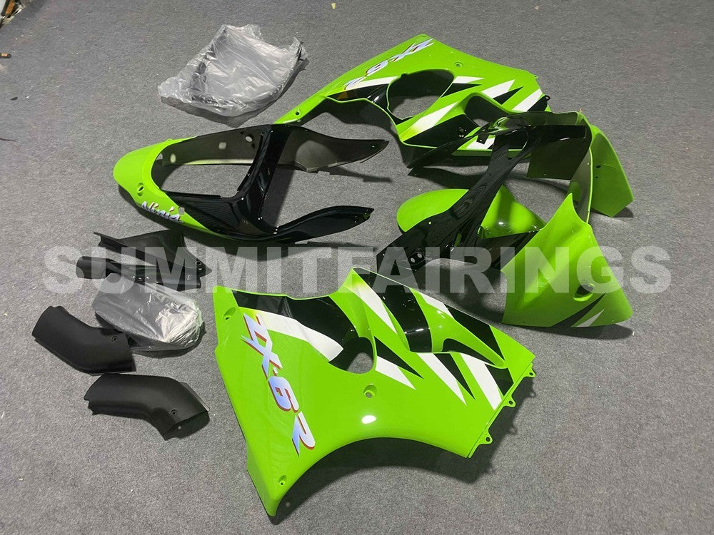 Fairings For Plastics Kawasaki ZX6R 636 Green Blue ZX6R (2000-2002)