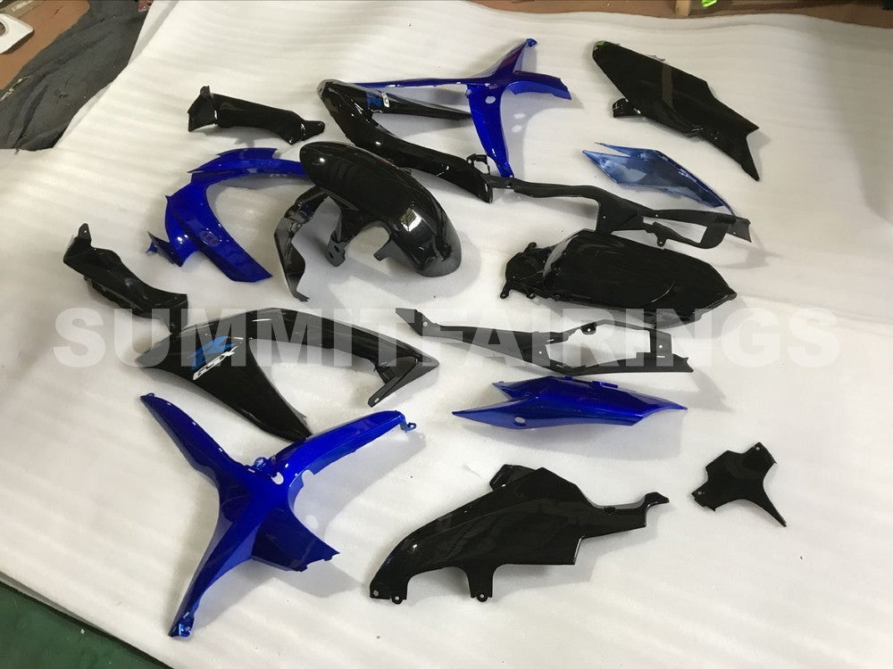Fairings For Suzuki GSXR 600 750 Blue Black GSXR (2008-2009-2010)
