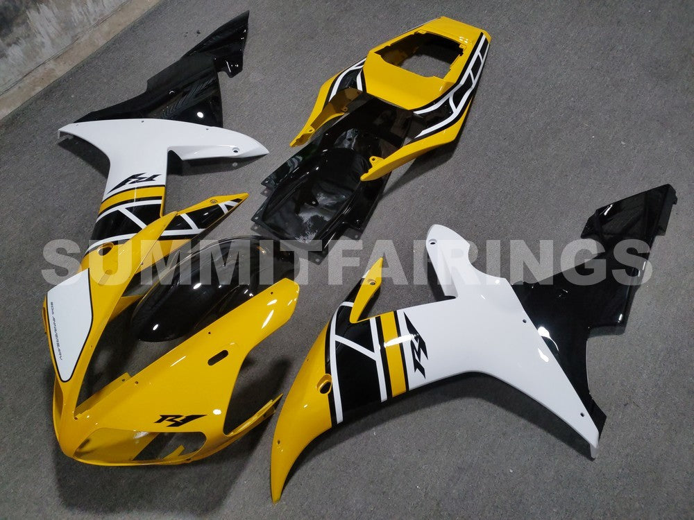 Fairings For Yamaha YZF-R1 Yellow White Black R1 (2002-2003)