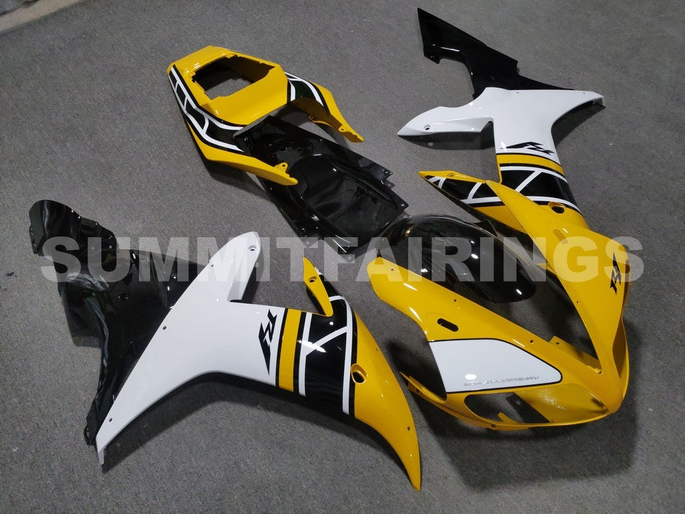 Fairings For Yamaha YZF-R1 Yellow White Black R1 (2002-2003)