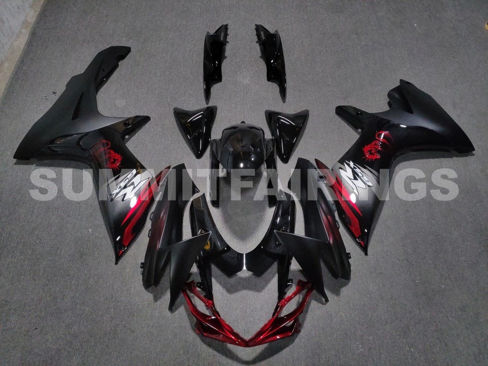 Fairings For Plastics Suzuki GSXR600 GSXR750 K11 Black Red GSXR (2011-2021)