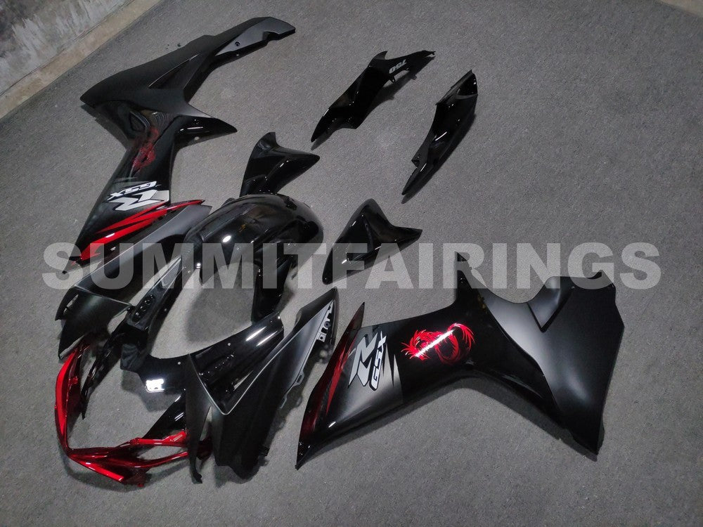Fairings For Plastics Suzuki GSXR600 GSXR750 K11 Black Red GSXR (2011-2021)