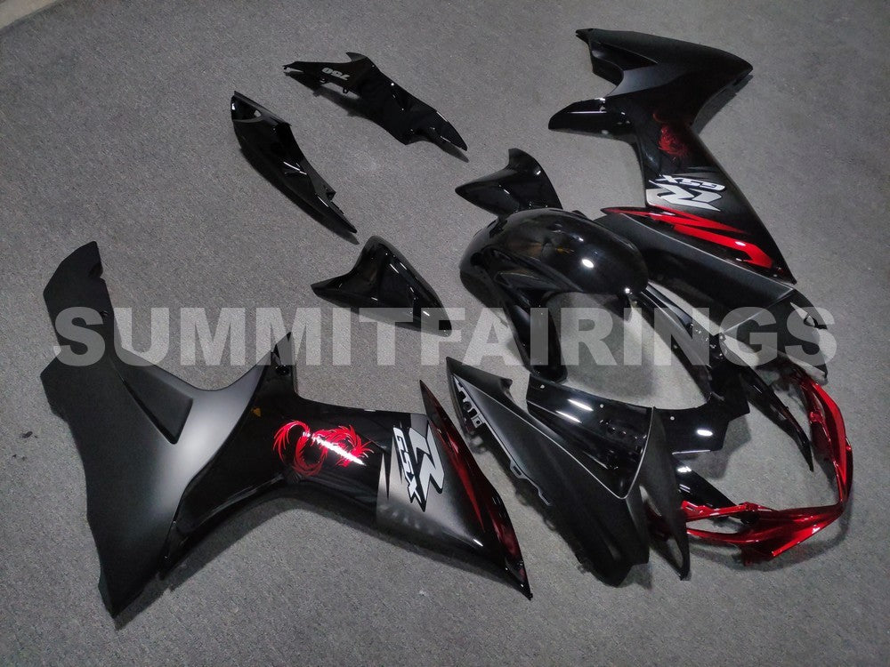 Fairings For Plastics Suzuki GSXR600 GSXR750 K11 Black Red GSXR (2011-2021)