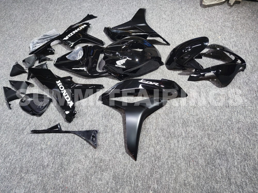 Fairings For Honda CBR 600 RR Black & Silver Honda (2007-2008)