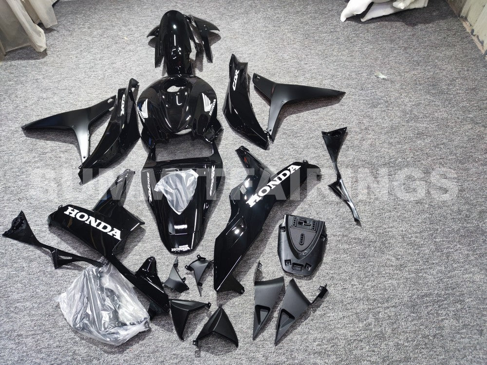 Fairings For Honda CBR 600 RR Black & Silver Honda (2007-2008)