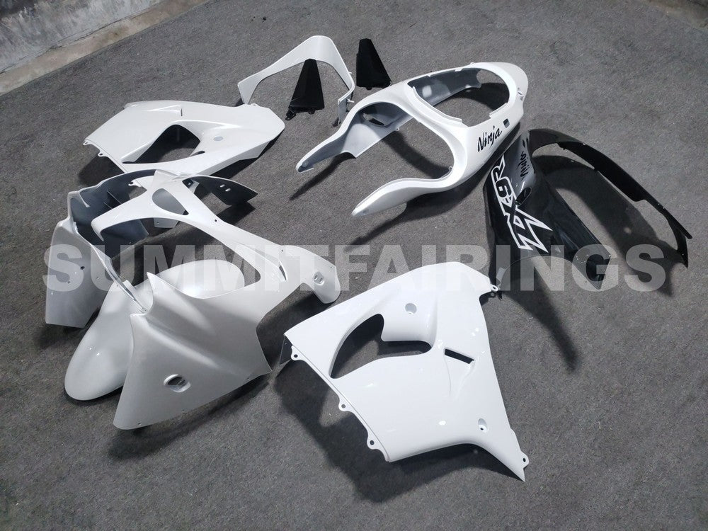Kawasaki ZX9R 2000-2001 Pearl White & Glossy black – Summitfairings