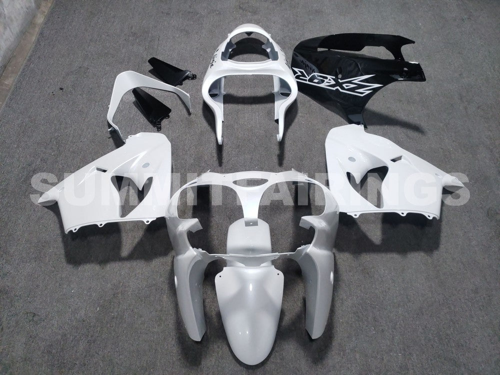 Kawasaki ZX9R 2000-2001 Pearl White & Glossy black