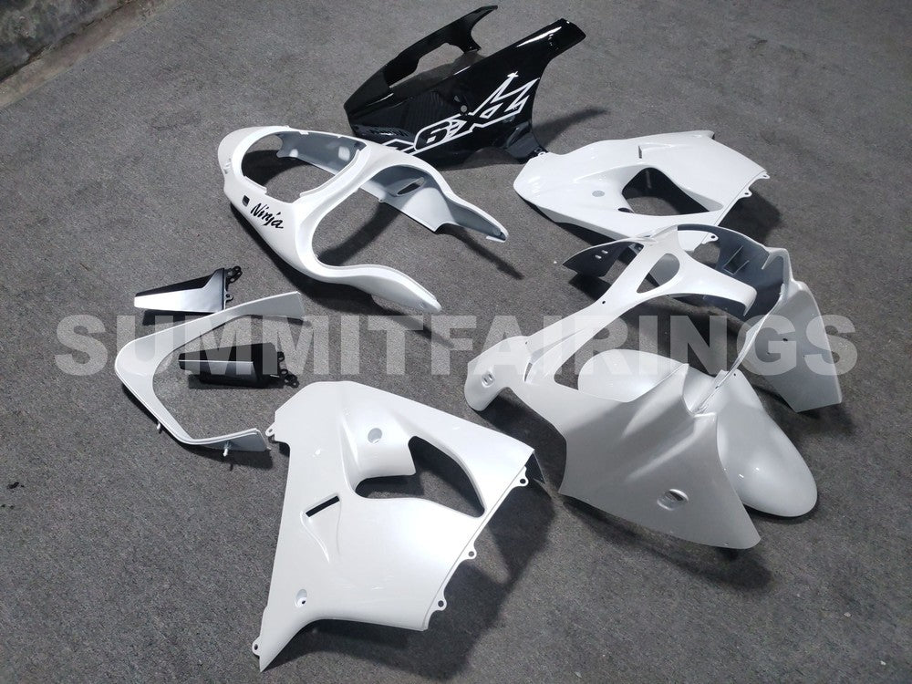 Kawasaki ZX9R 2000-2001 Pearl White & Glossy black – Summitfairings