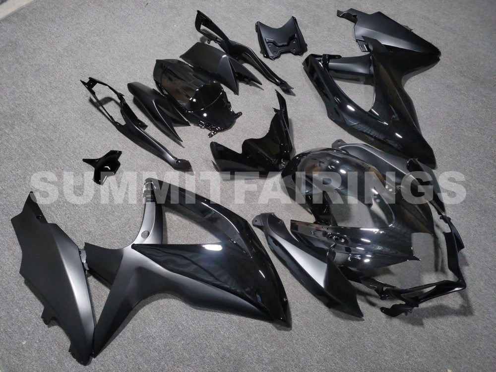 Fairings For Suzuki - GSXR600-750 K8 2008-2010 Matt Black Gloss Black