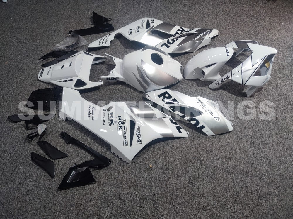 Fairings For Honda CBR 1000 RR, 2004-2005 - White & Silver