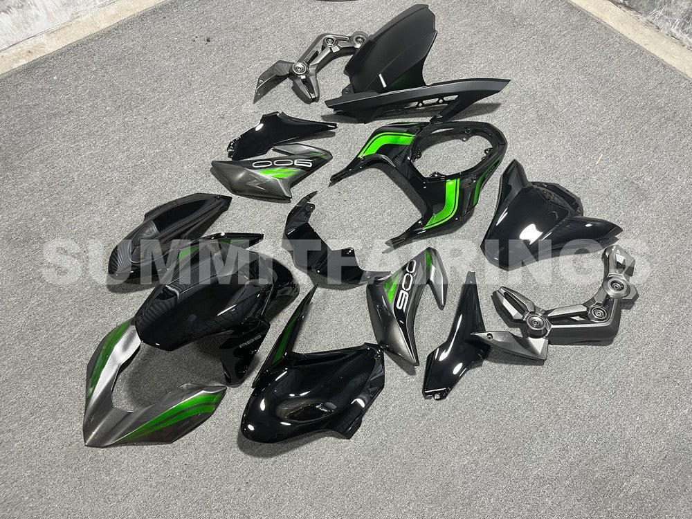 Fairings For Kawasaki Z900 2017-2019 Green Black