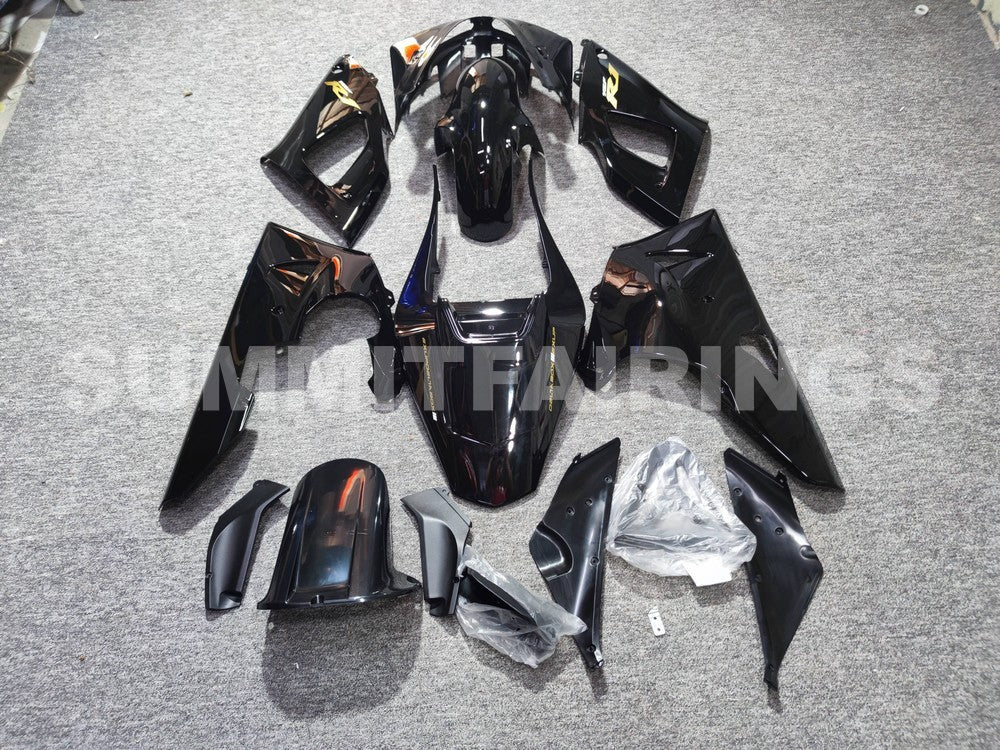 Fairings For Yamaha - YZF1000 R1 00-01 Black, Gold Decals