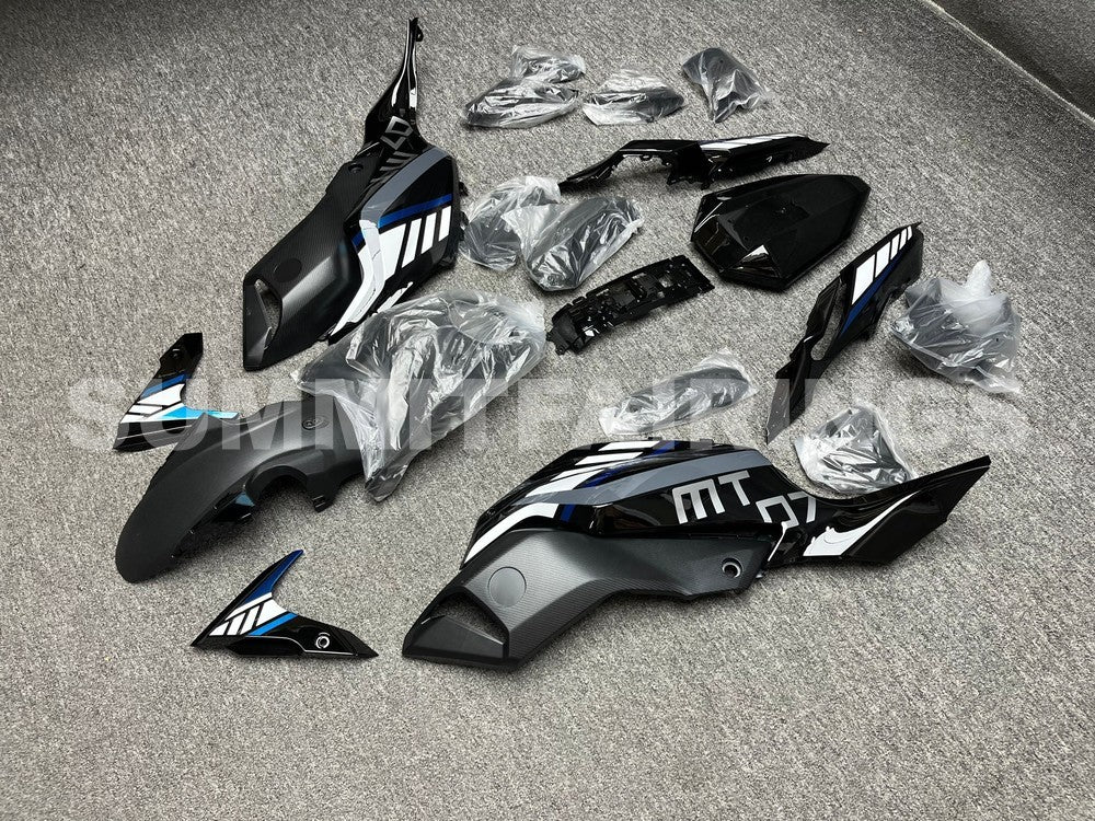 Fairings For Yamaha MT-07 2012-2017 White Matte Black & Glossy Black
