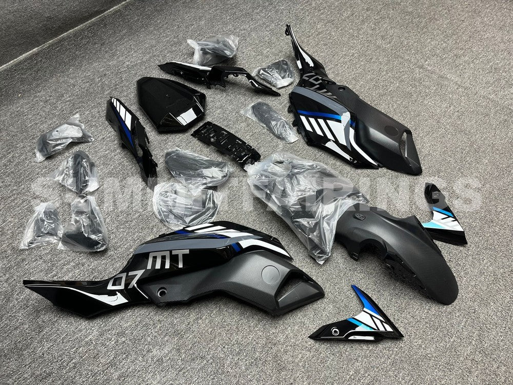 Fairings For Yamaha MT-07 2012-2017 White Matte Black & Glossy Black