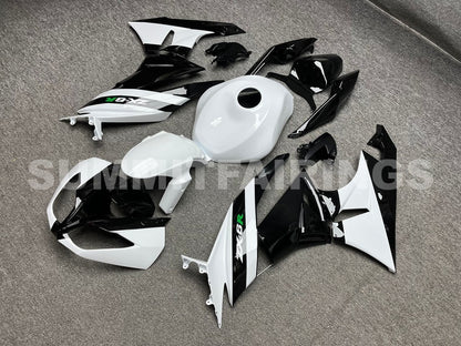Fairings For Kawasaki ZX-6R, 2009-2012 - White & Black Fairing Kit