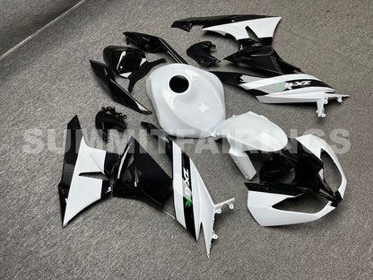 Fairings For Kawasaki ZX-6R, 2009-2012 - White & Black Fairing Kit