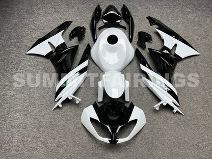Fairings For Kawasaki ZX-6R, 2009-2012 - White & Black Fairing Kit