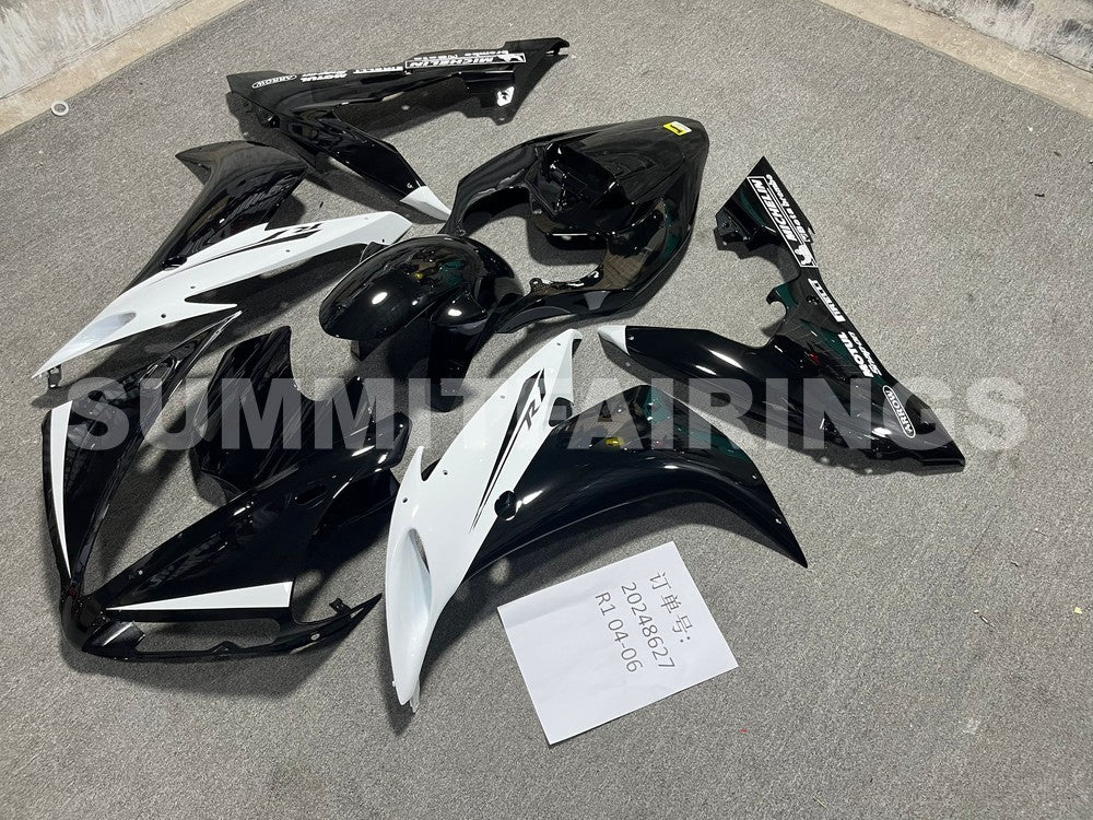 Fairings For Yamaha YZF-R1 Black White R1 (2004-2006)