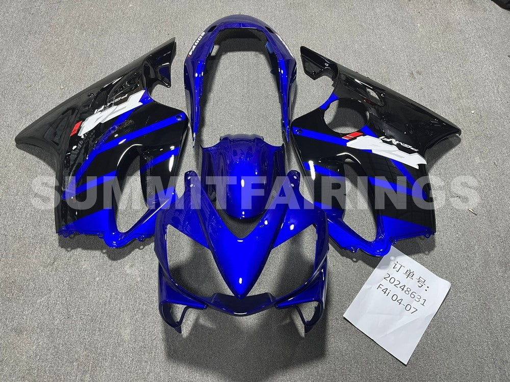 Fairings For Honda - CBR600F4i 04-07 Blue Black