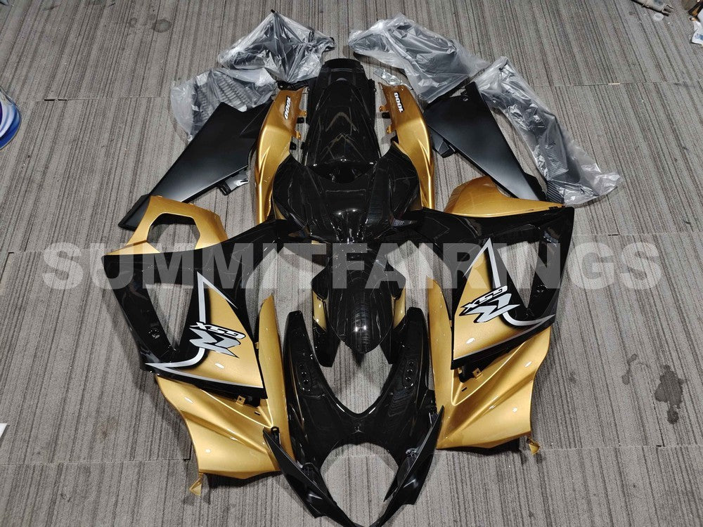 Fairings For Suzuki GSXR 1000 Black & Gold GSXR (2007-2008)