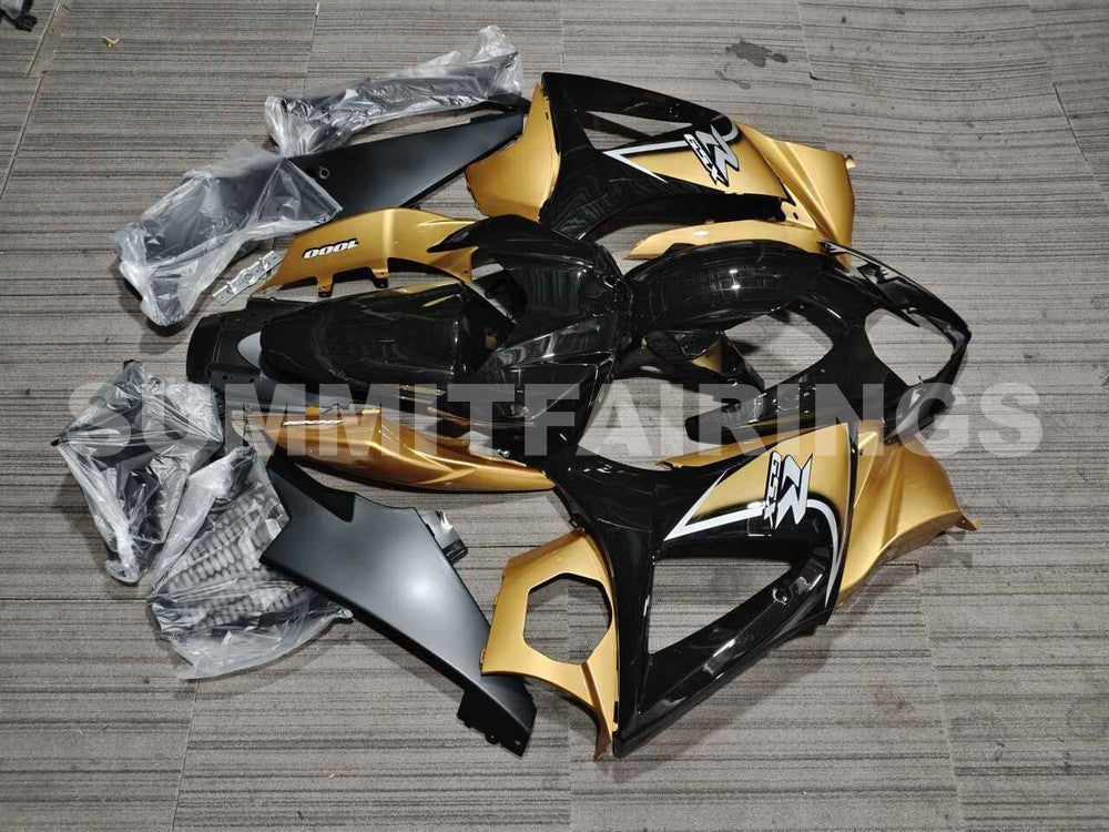 Fairings For Suzuki GSXR 1000 Black & Gold GSXR (2007-2008)