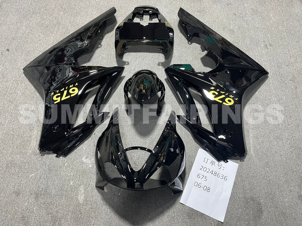 Fairings For Triumph Daytona 675 Black Daytona (2006-2008)