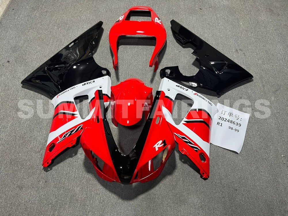 Fairings For Yamaha - YZF1000 R1 98-99 Red Black