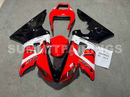 Fairings For Yamaha - YZF1000 R1 98-99 Red Black