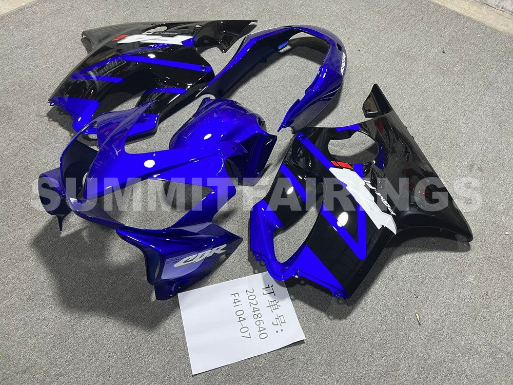 Fairings For Honda - CBR600F4i 04-07 Blue Black