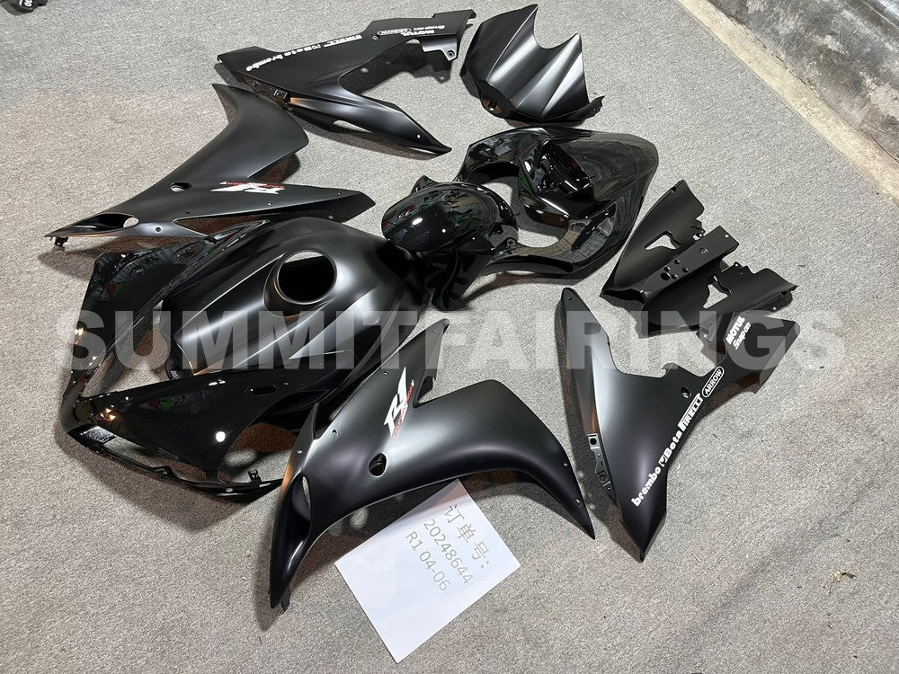 Fairings For Yamaha - YZF1000 R1 04-06 Matt & Gloss Black