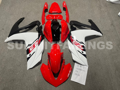 Fairing Kit For Yamaha YZF-R3 2015-2018 White/Red