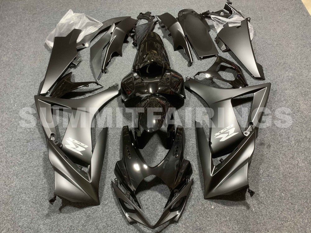 Fairings For Suzuki - GSXR1000 K7 07-08 Matte Black Gloss Black